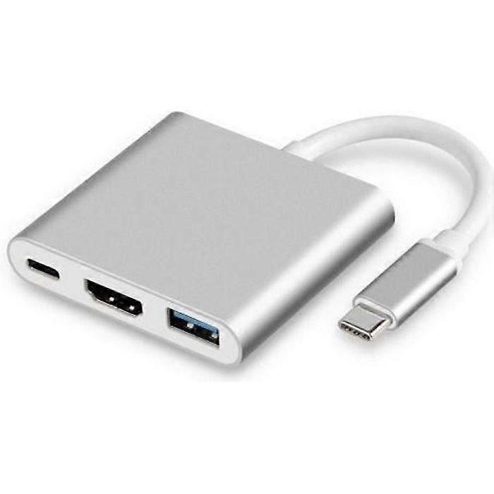 Multiport USB-C Adapter - GENERIC - HDMI 4K - USB 3.0 - USB-C Charging