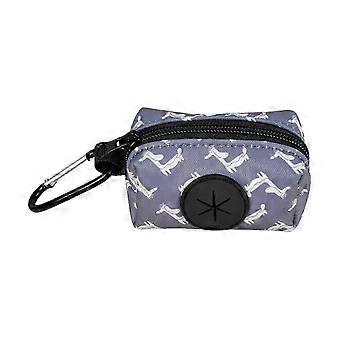 SLKXV Rainbow Print Dog Poop Bag Dispenser, Pet Waste Bag Holder for Dog Walking, Outdoor Travel Gear