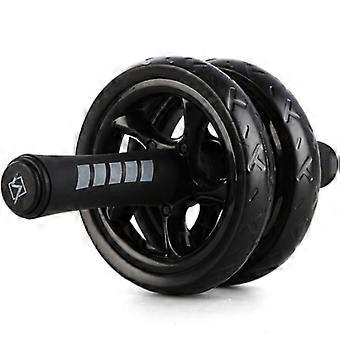 Thicken Abdominal Workout Roller Soft Sponge Grip Strong Load Bearing Roller Double Wheel No Noise Abdominal Exercise Wheel