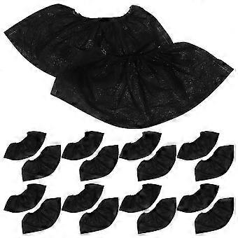 2026 Good!! Black Nonwoven Shoe Cover for Disposable Use 100Pcs Thick Non-Slip Foot Covers