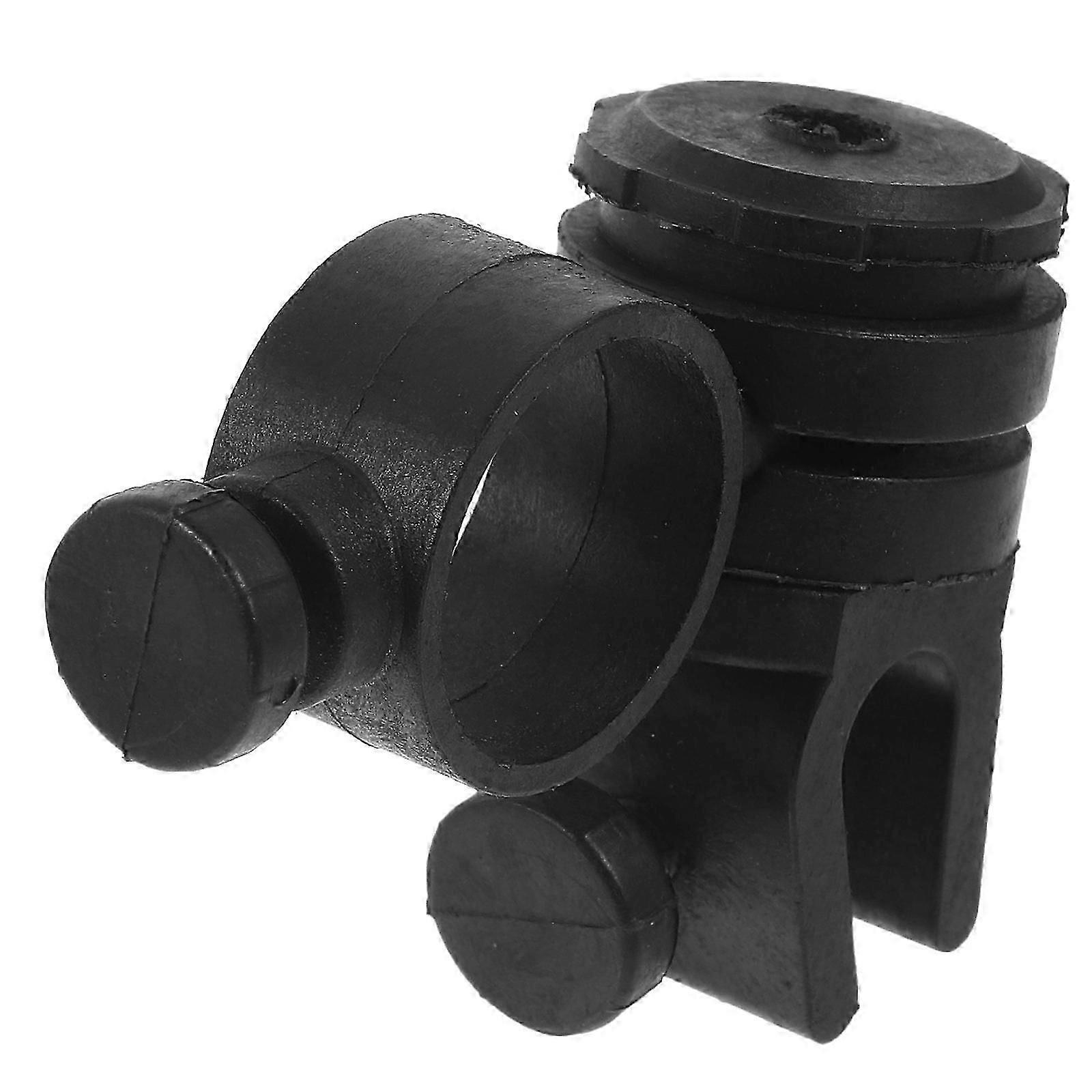 Hard Hat Clip Holder Plastic for Flash Light Mount 2Pcs Black