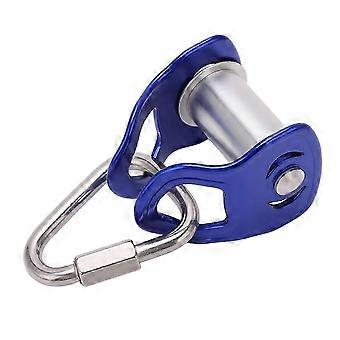 Metal Slackline Pulley, Heavy-Duty 20KN, Smooth Gliding for Kids Outdoor Training & Obstacle Courses