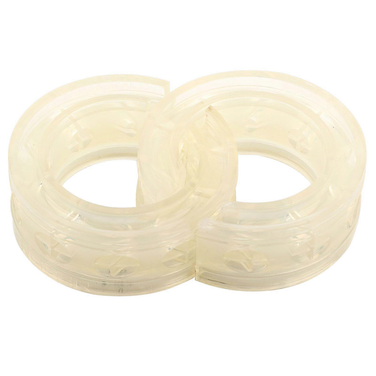 2pc Transparent Car Shock Absorber Buffer Spring Bumper Cushion Type D