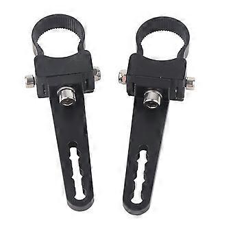 Supporto per staffa di montaggio per barra di sicurezza/roll bar in alluminio da 1,25", supporto per luce di lavoro fuoristrada a LED per auto, camion e altro ancora.