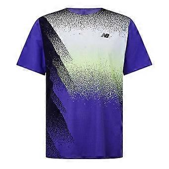 Camiseta New Balance Race Day con logo moteado para hombre