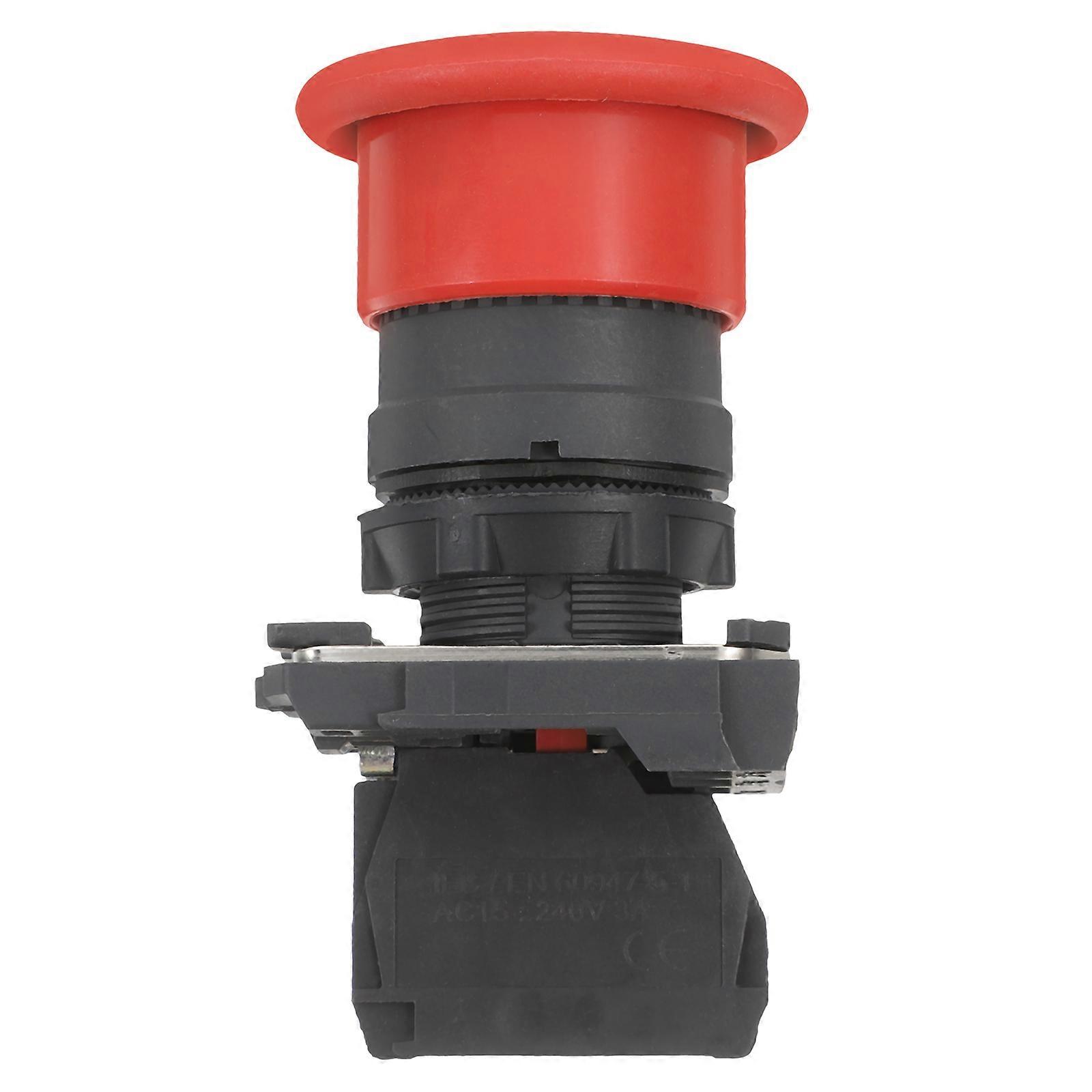 Emergency Stop Push Switch Useful Current Machine Accessory Button Gadget
