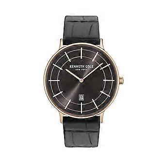 Kenneth Cole New York men's watch wristwatch leather KC15057014