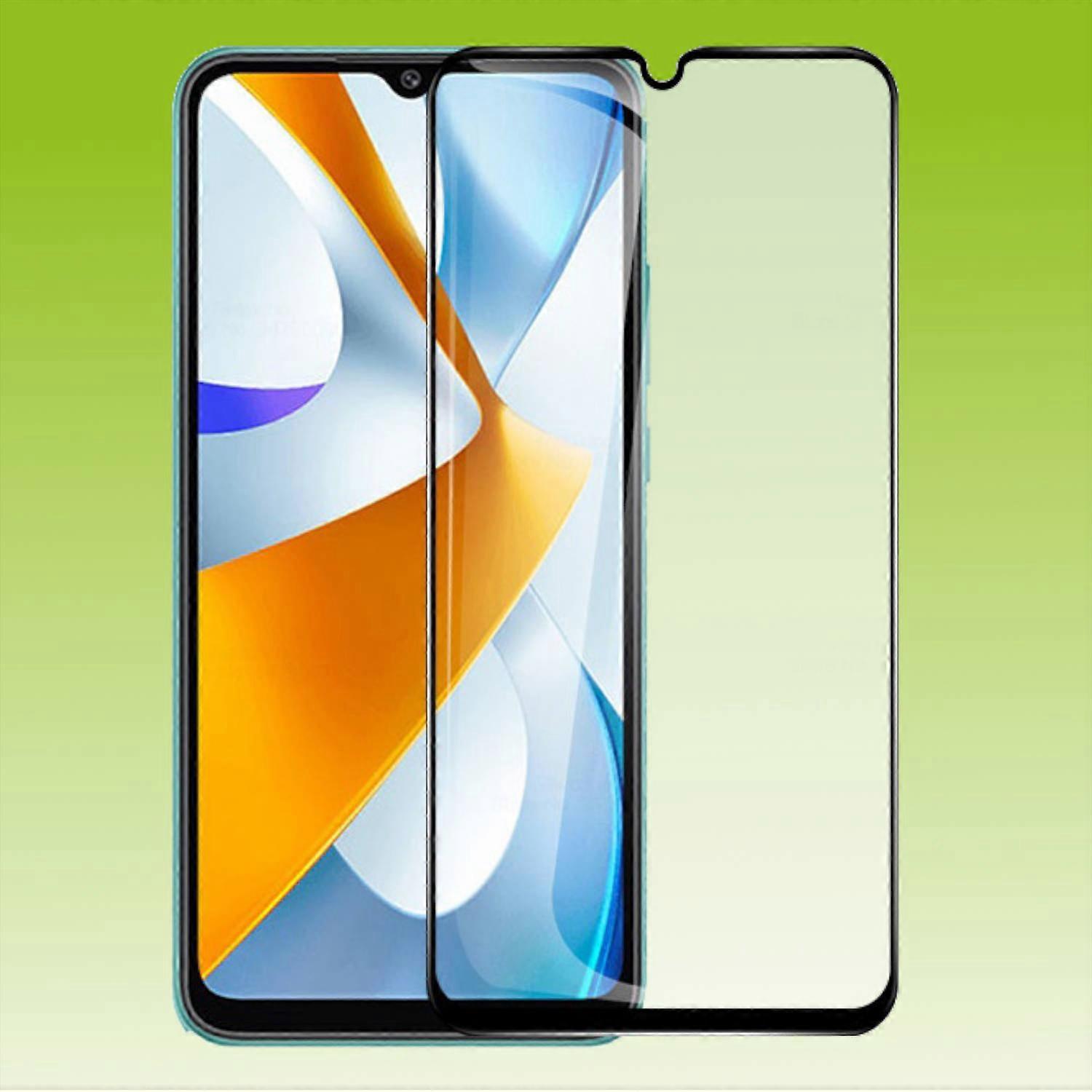 For Xiaomi Poco C40 2x 3D Display Full LCD H9 Tempered Glass Film Side Protector New