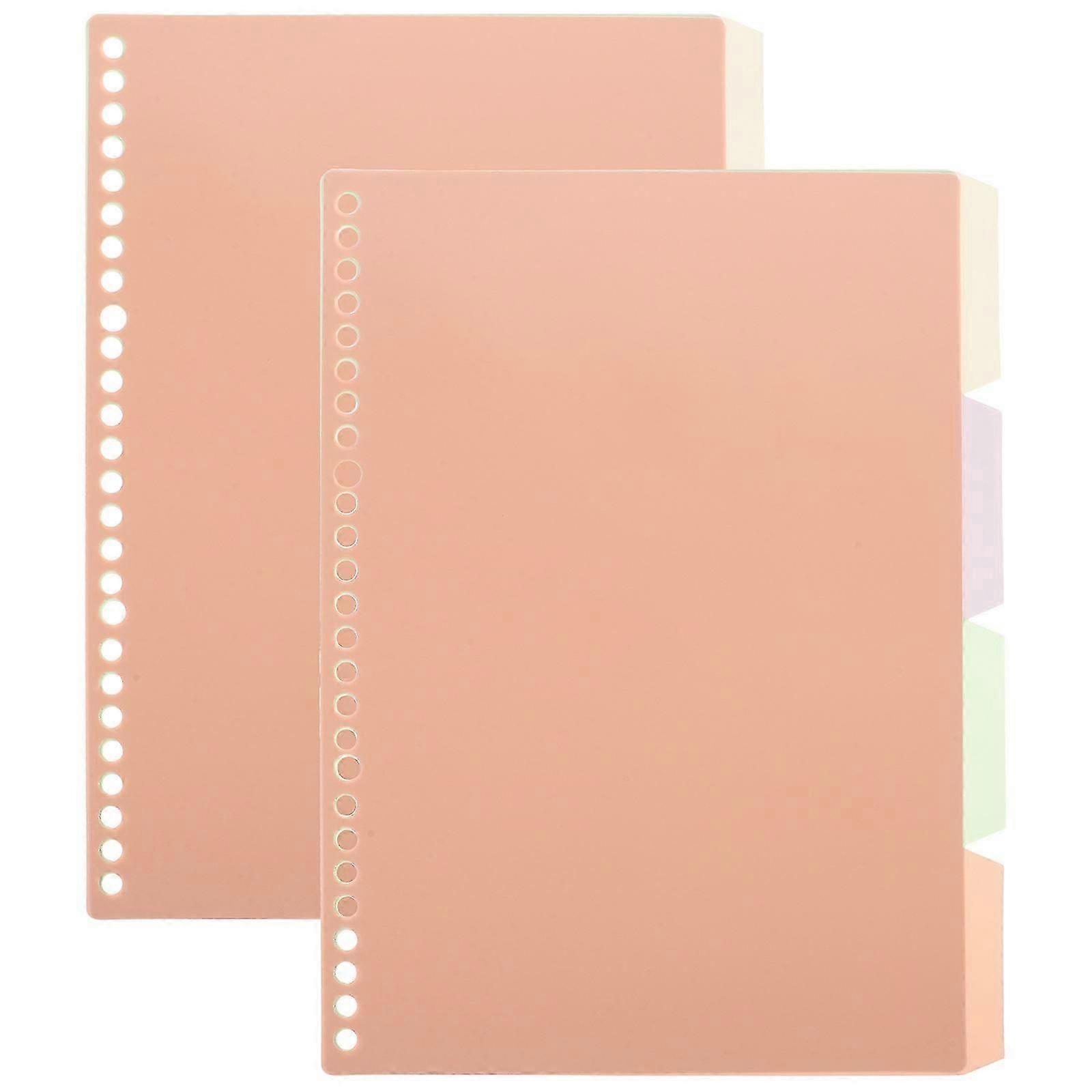 Assorted Color Binder Dividers | PP Plastic | 10Pcs Set for Notebook & Binder Organization