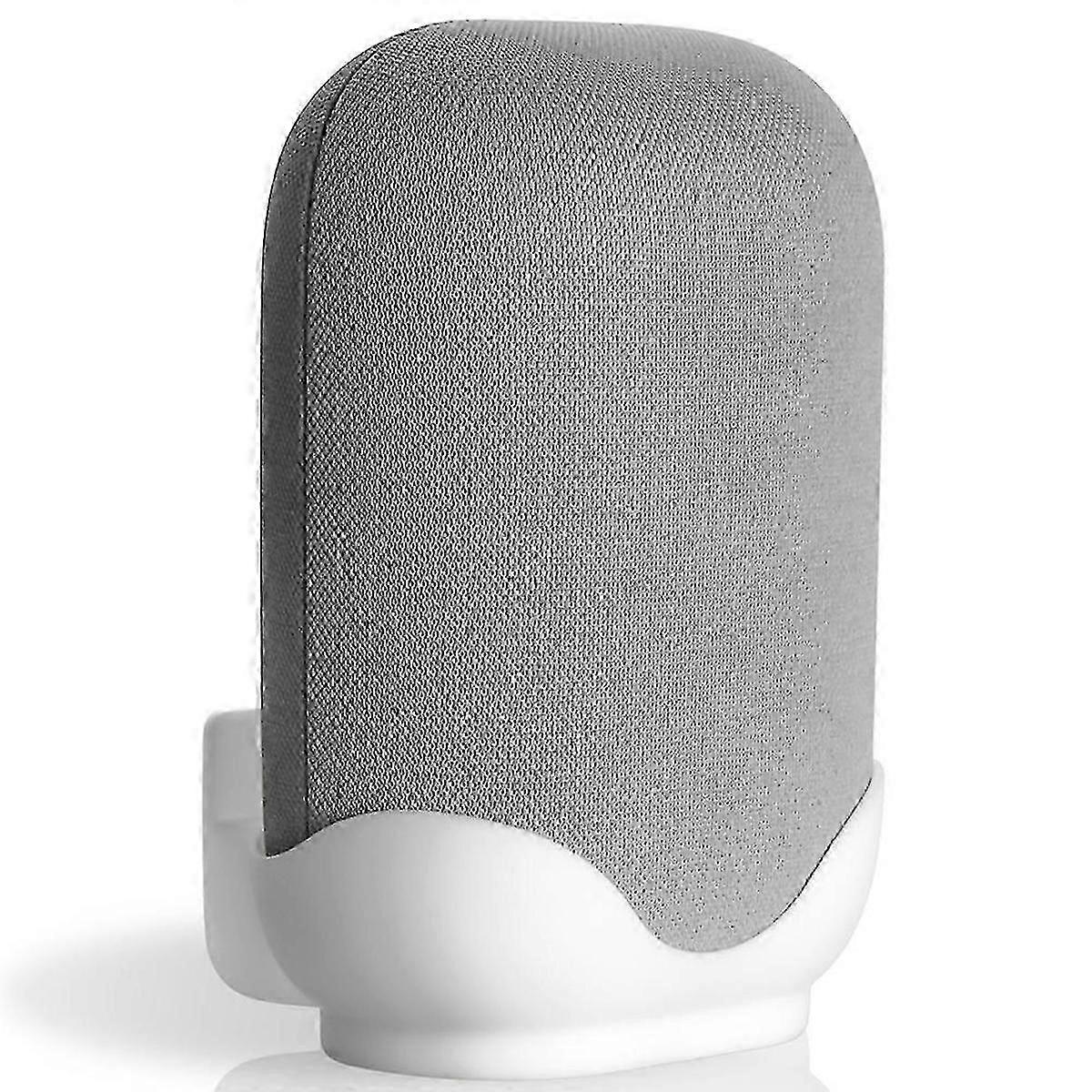 suitable compatible with audio bracket compatible with nest, wall and desktop mount - white