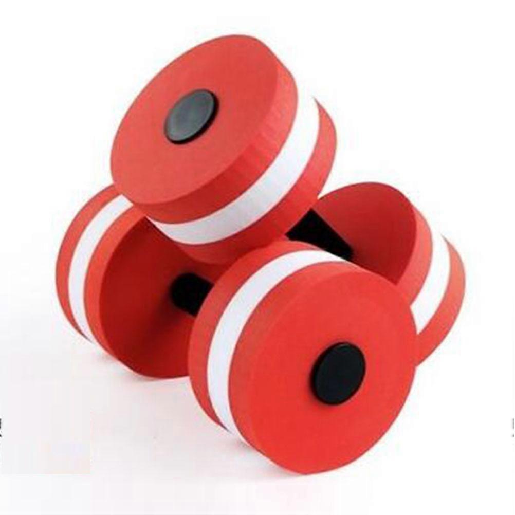 Eva Dumbbell for Swimming with Water Dumbbell Function 1Pcs Red Floating