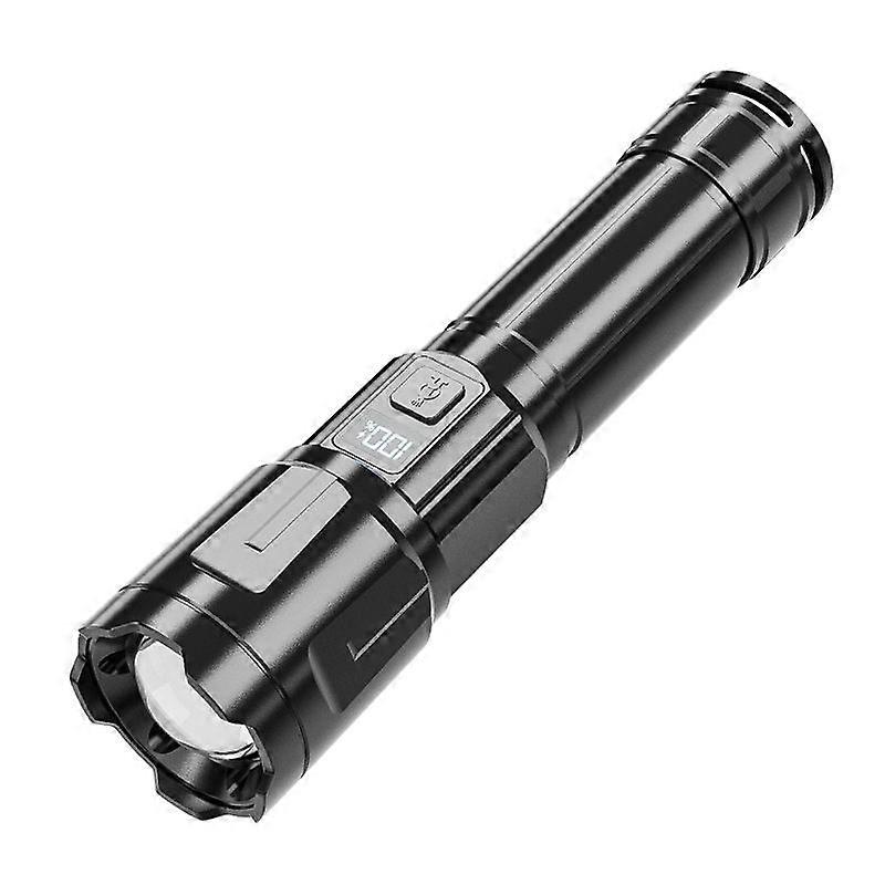 Ultra-bright outdoor long-range home portable multi-function flashlight with