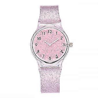 Children Kids Watch Shining Watch for Wrist Decoration Pink