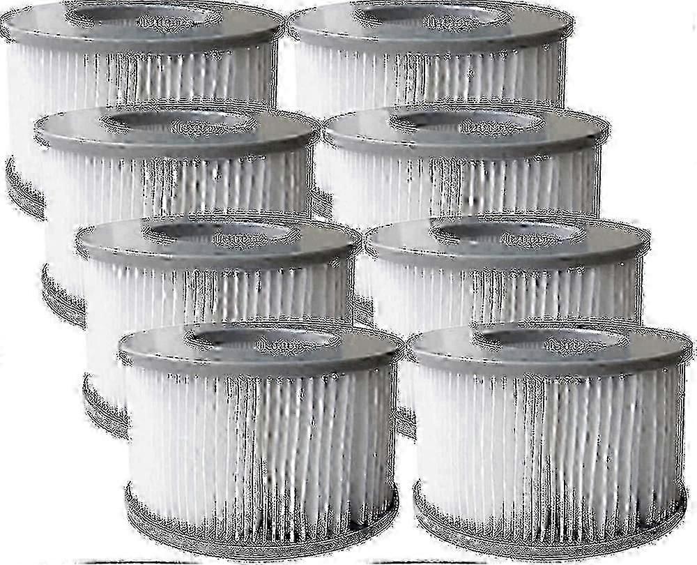 8 Pack Replacement Filter Cartridges Compatible with Inflatable Pool and Jacuzzi