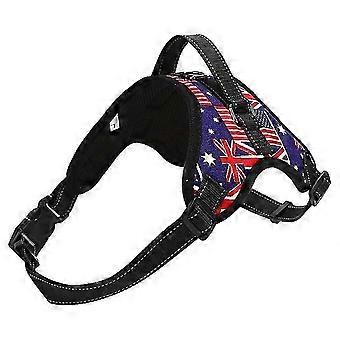 Nylon Heavy Duty Padded Dog Harness for Husky Dogs Collar Vest Saddle Harness Belt