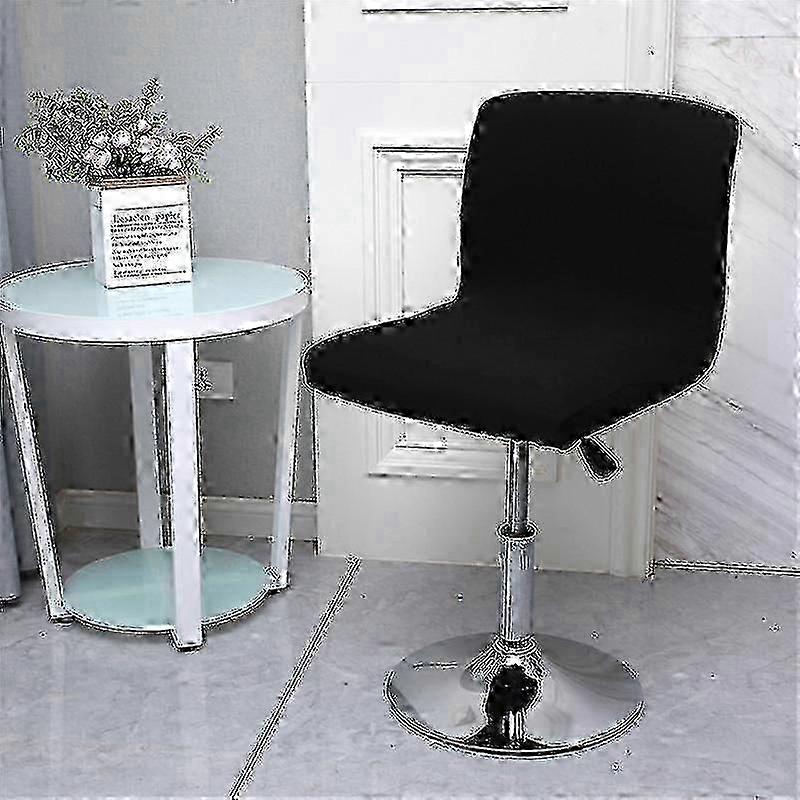 4-Pack Stretch Bar Stool Covers with Backrest for Dining and Kitchen Chairs