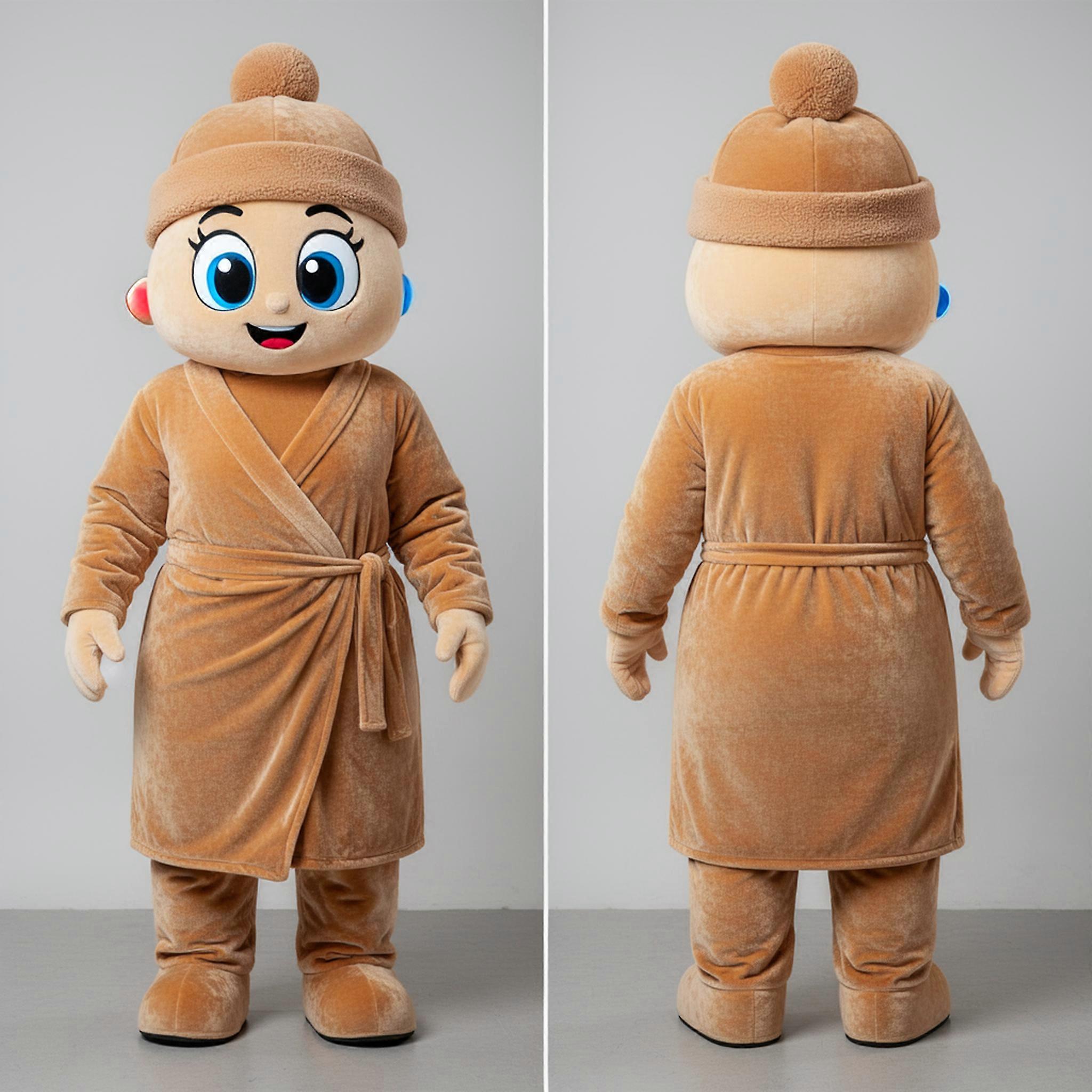 MASTICOT Tan Velvety Ping Pong Table Mascot