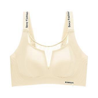 Women Invisible Seamless Full Coverage Large Bust Thin Wireless Lace Bra