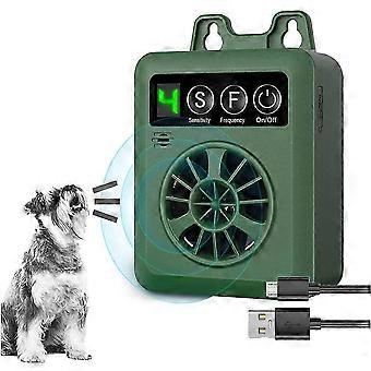 Ultrasonic Anti Barking Device Ultrasonic Stop Barking Device with 4 Sensitivity Adjustable Levels USB Rechargeable Dog Bark Control_zmg