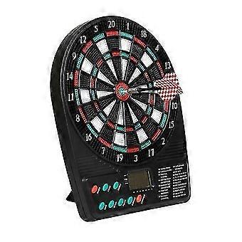 Electronic Dart Board with LCD Screen Auto-Scoring, Battery Operated for Indoor Outdoor Family Play