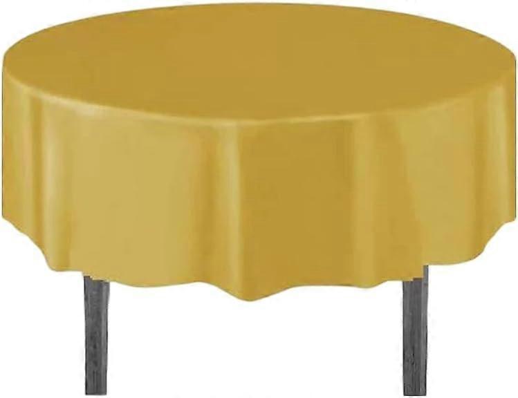 2Pcs PEVA Thickened Plastic Tablecloth Light Khaki 2240x0.05mm