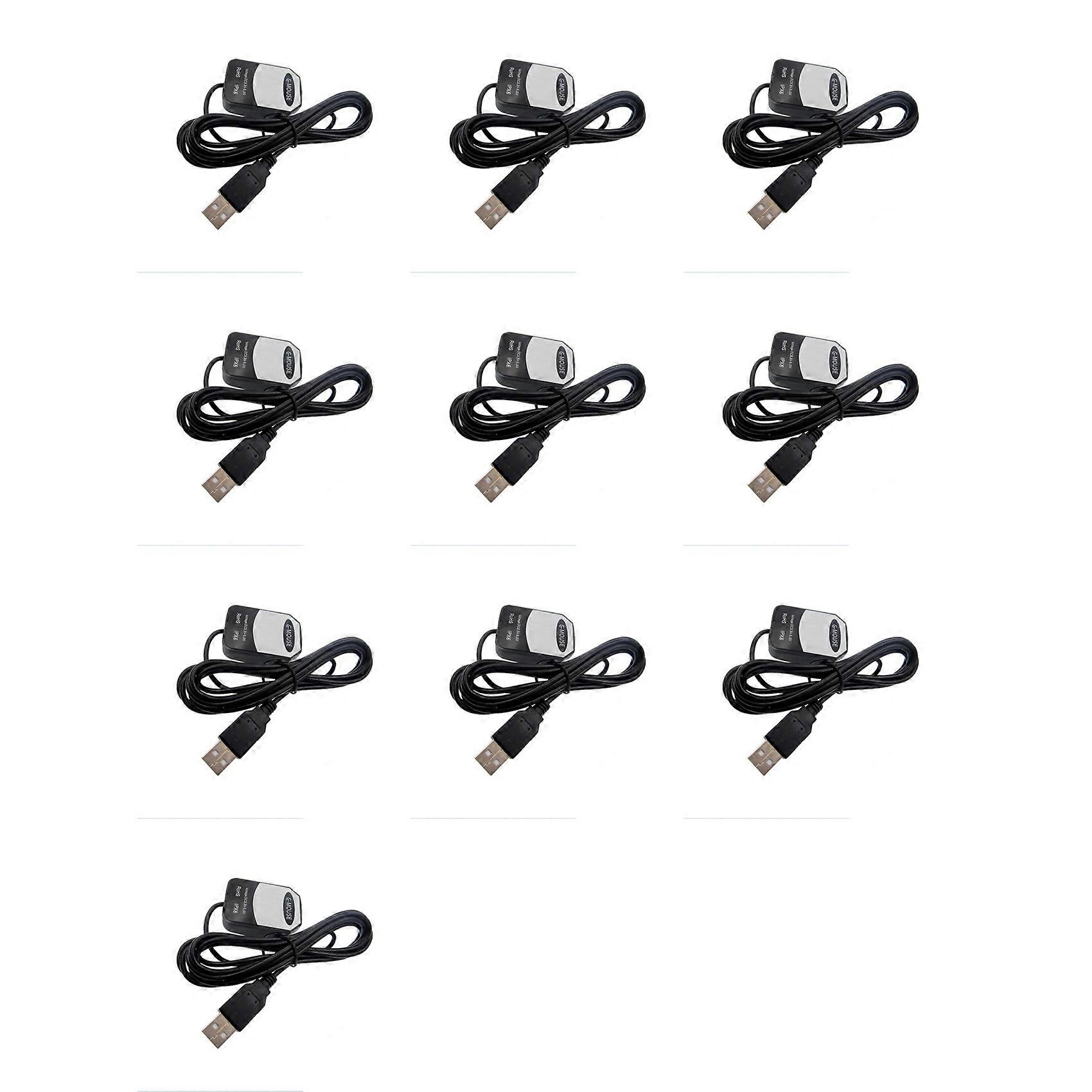 10X VK-162 GPS Receiver Module Navigation Positioning Module with Built-in Antenna and USB Interface