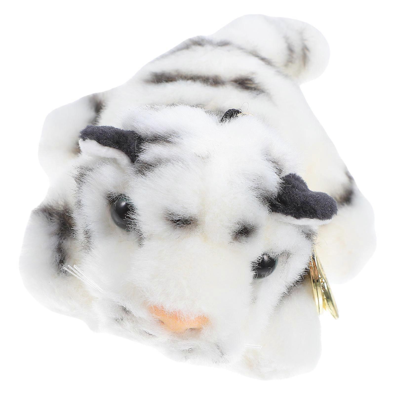 Children Cute Plush Tiger Doll Keychain for Backpack 3Pcs Set