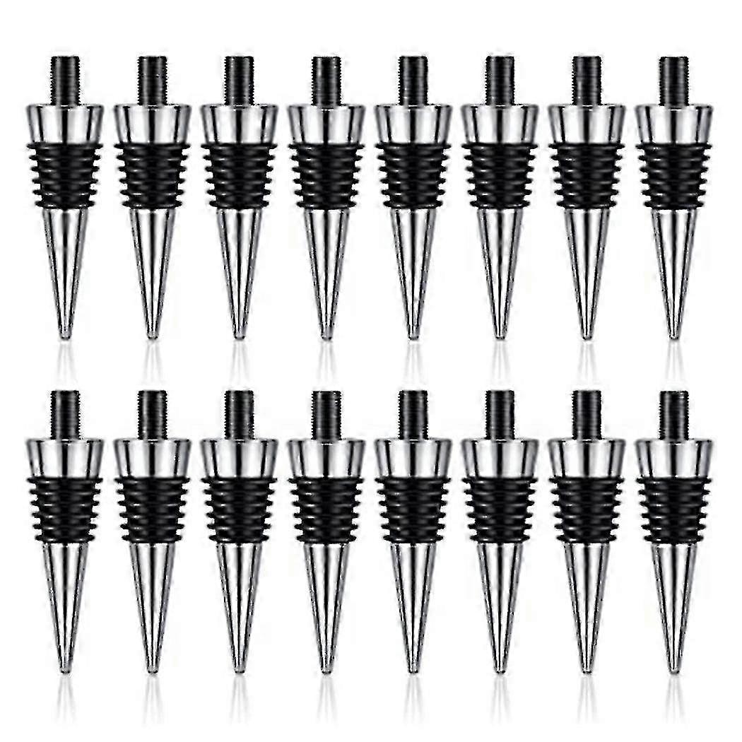 Reusable Metal Wine Cork Stoppers Set