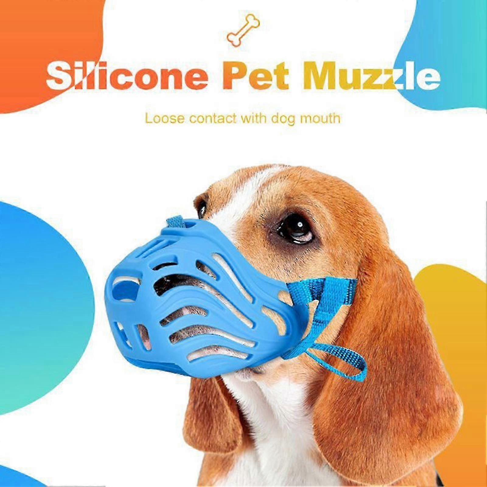 Silicone Adjustable Breathable Dog Muzzle
