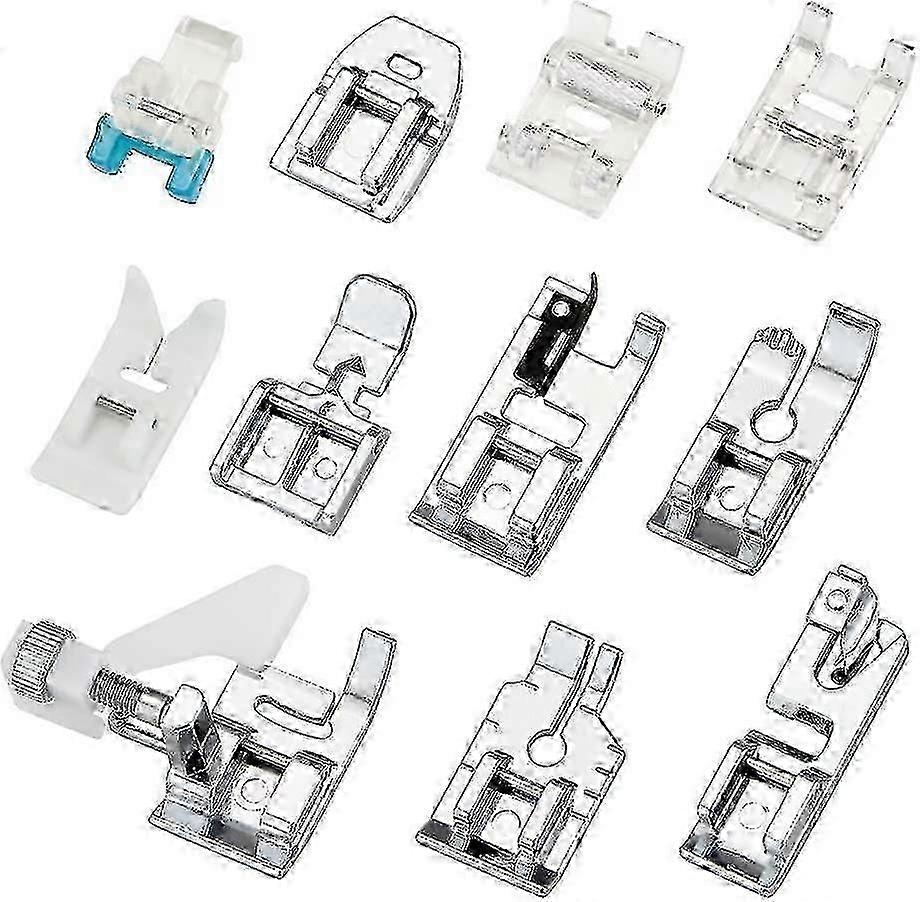 11pcs Replacement Presser Feet Kit Compatible with Some Brother Sewing Machine
