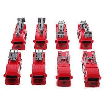 Pull-Back Fire Truck Toys Children Vehicle Toy with 16Pcs Set for Kids Playing