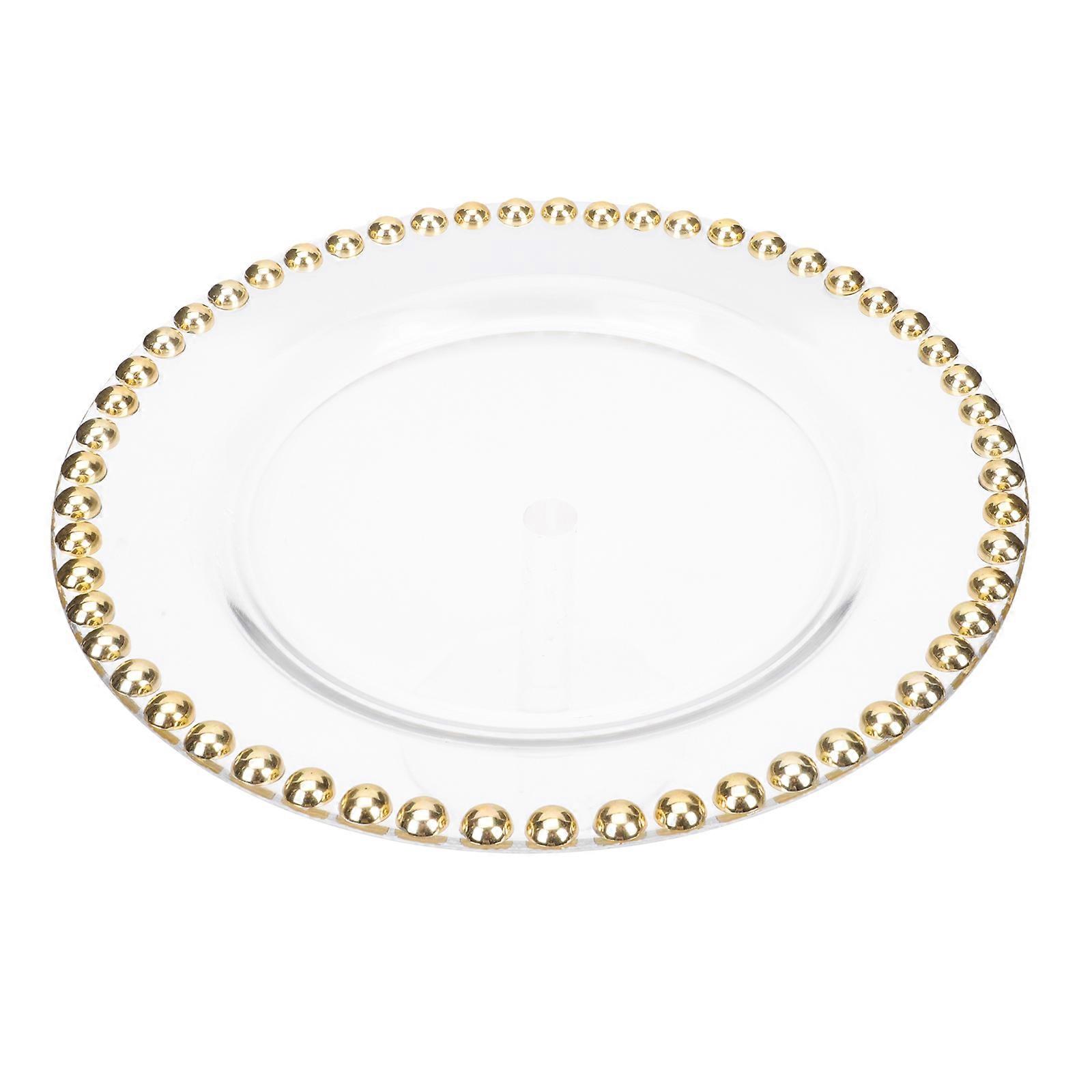 Decorative Steak Glass Plate Multi-Function Serving Plate Household