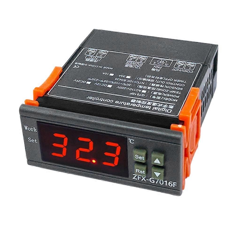 ZFX-G7016F Digital Thermostat Temperature Controller Microcomputer Digital Display Temperature Control Switch A