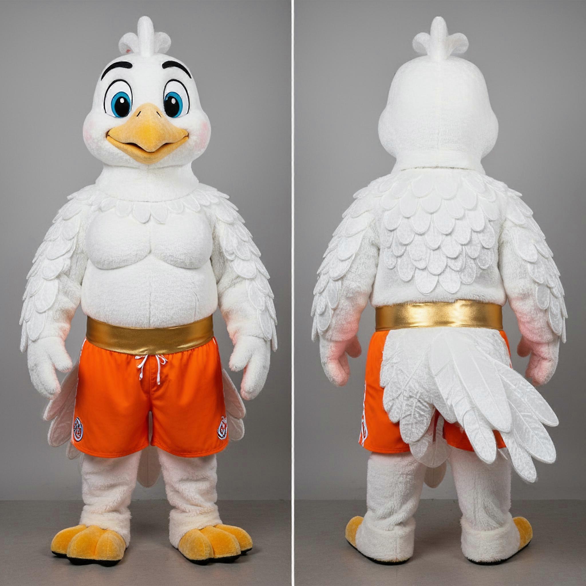 MASTICOT Velvet Feathered Pheasant Mascot
