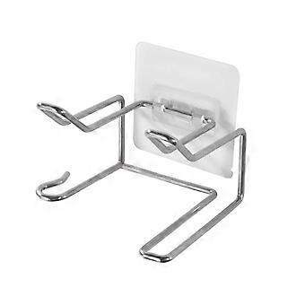 Wall Mounted Hair Dryer Holder for Bathroom, SpaceSaving Rack with Easy DIY Installation
