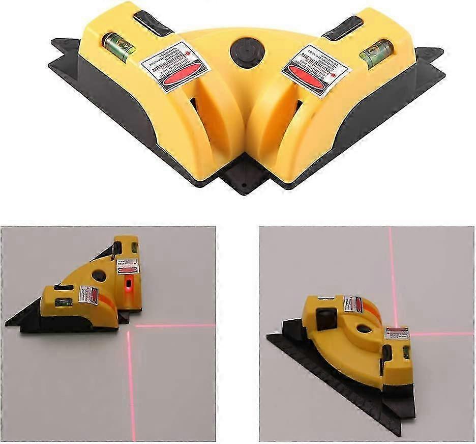 Laser Level, Right Angle 90 Degree Horizontal Horizontal Laser Line Projection Line Alignment Shaping Tool