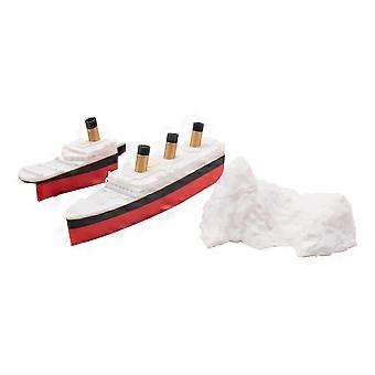 Realistic Split in Half Titanic Bath Toy and Pool Toy, Titanic Topper, Historically Accurate Breakable Titanic Boat-JNNJV