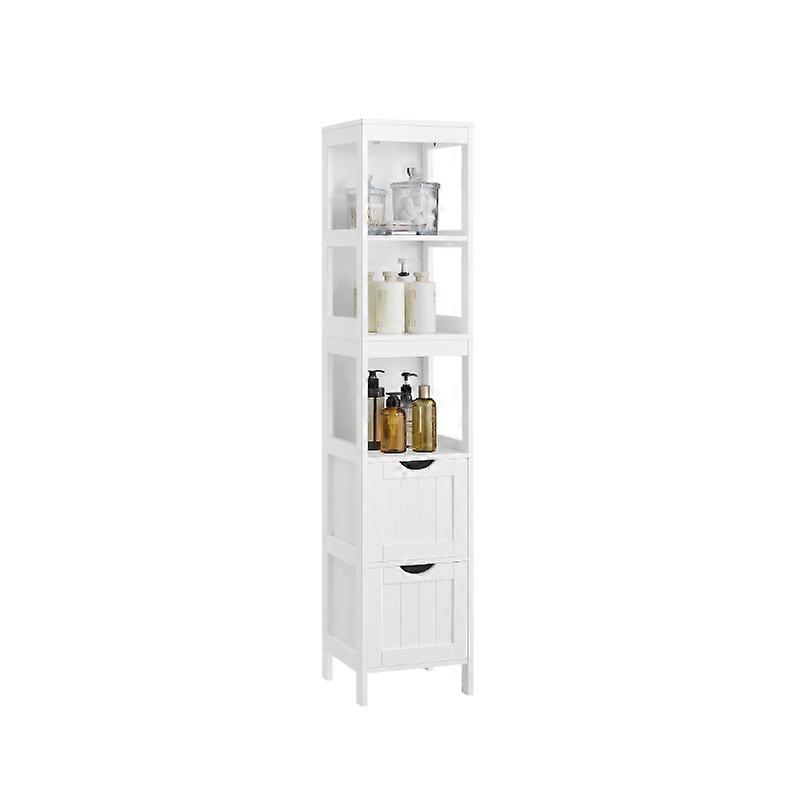 Bathroom Floor Cabinet with 2 Removable Drawers 11.8"D