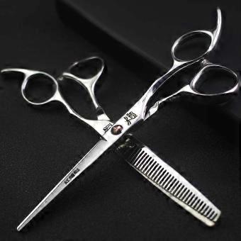 Professional Hair Cutting Scissors Set 6 Inch Japanese Stainless Steel for Salon and Home Use