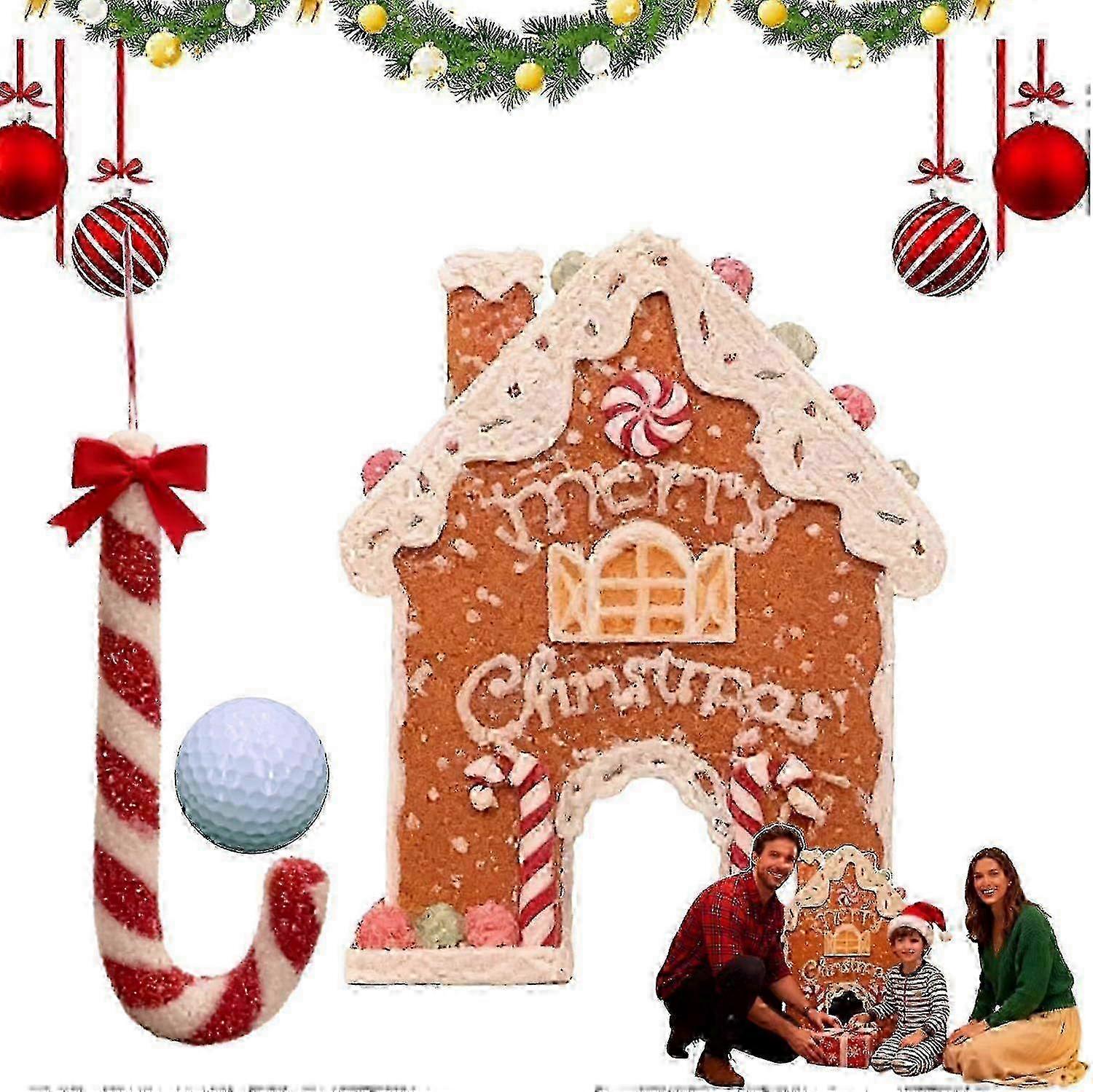 Mini Golf Set Gingerbread Theme