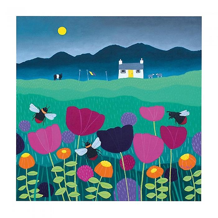 Ailsa Black Summer Meadow Print
