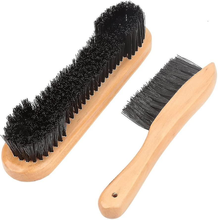 Billiard Brush,billiard Cleaning,2 Pcs Billiard Table Brush Wooden Handle Billiard Table And Rail Brush Set Cleaning Tools