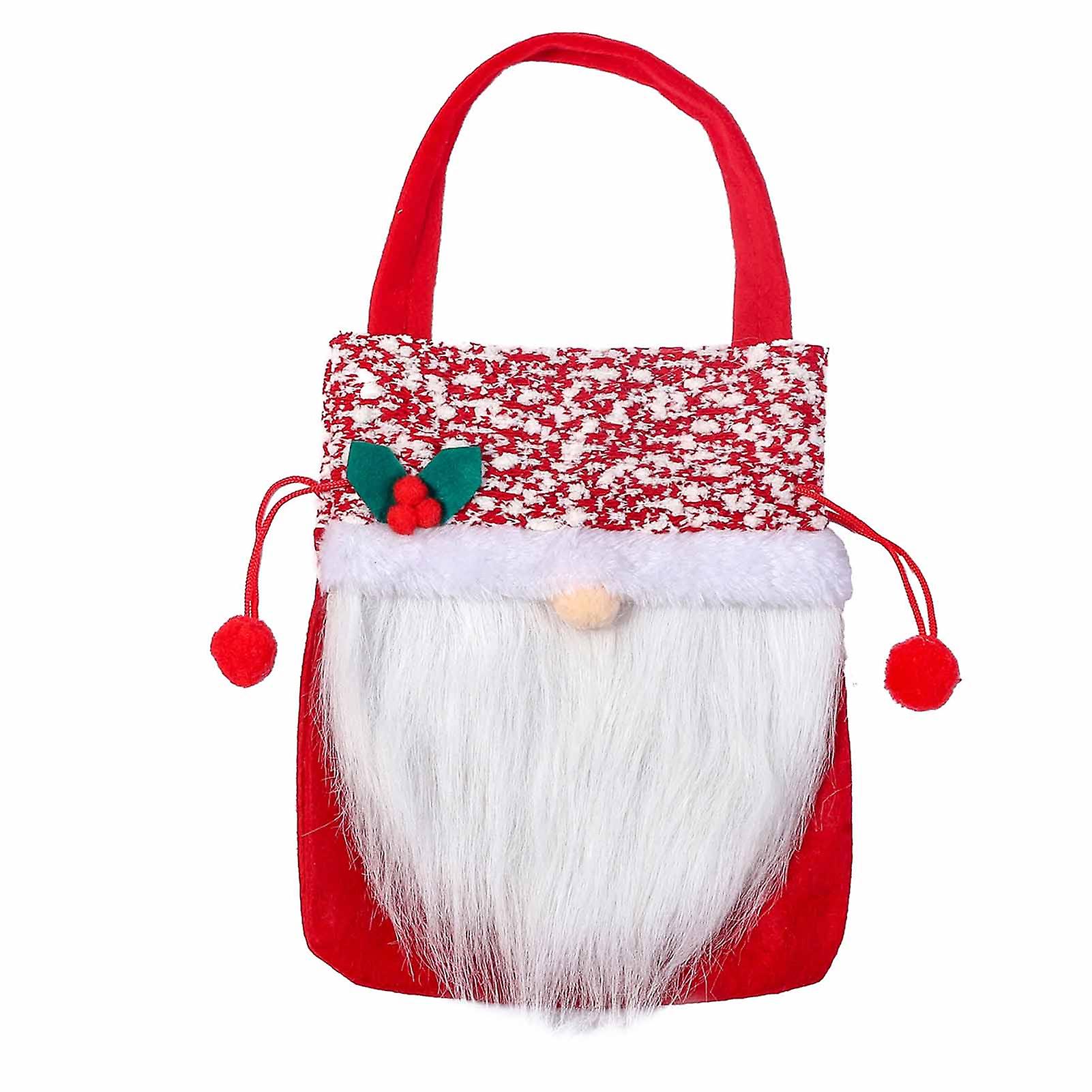 Christmas Gnome Drawstring Candy Bag Lightweight Durable Candy Bag Ideal Gift