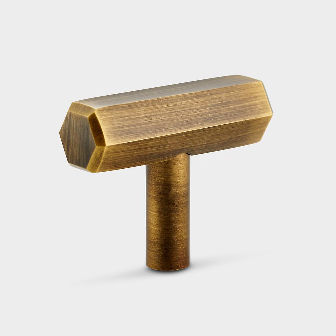 Brass T Bars in Antique Gold
