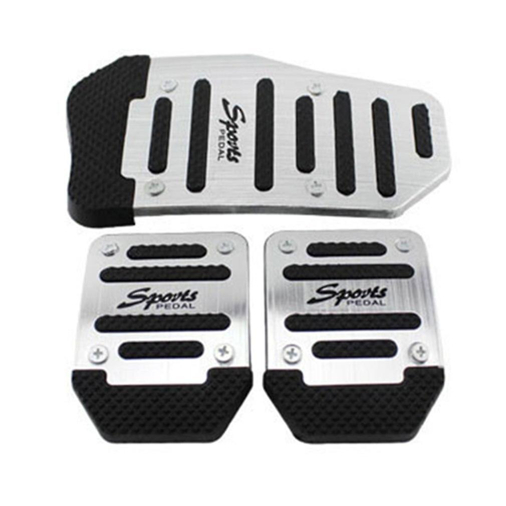Universal Aluminum Manual Transmission Car Non-slip Pedal Manual Car Brake Clutch Accelerator Alloy Antiskid Foot Treadle