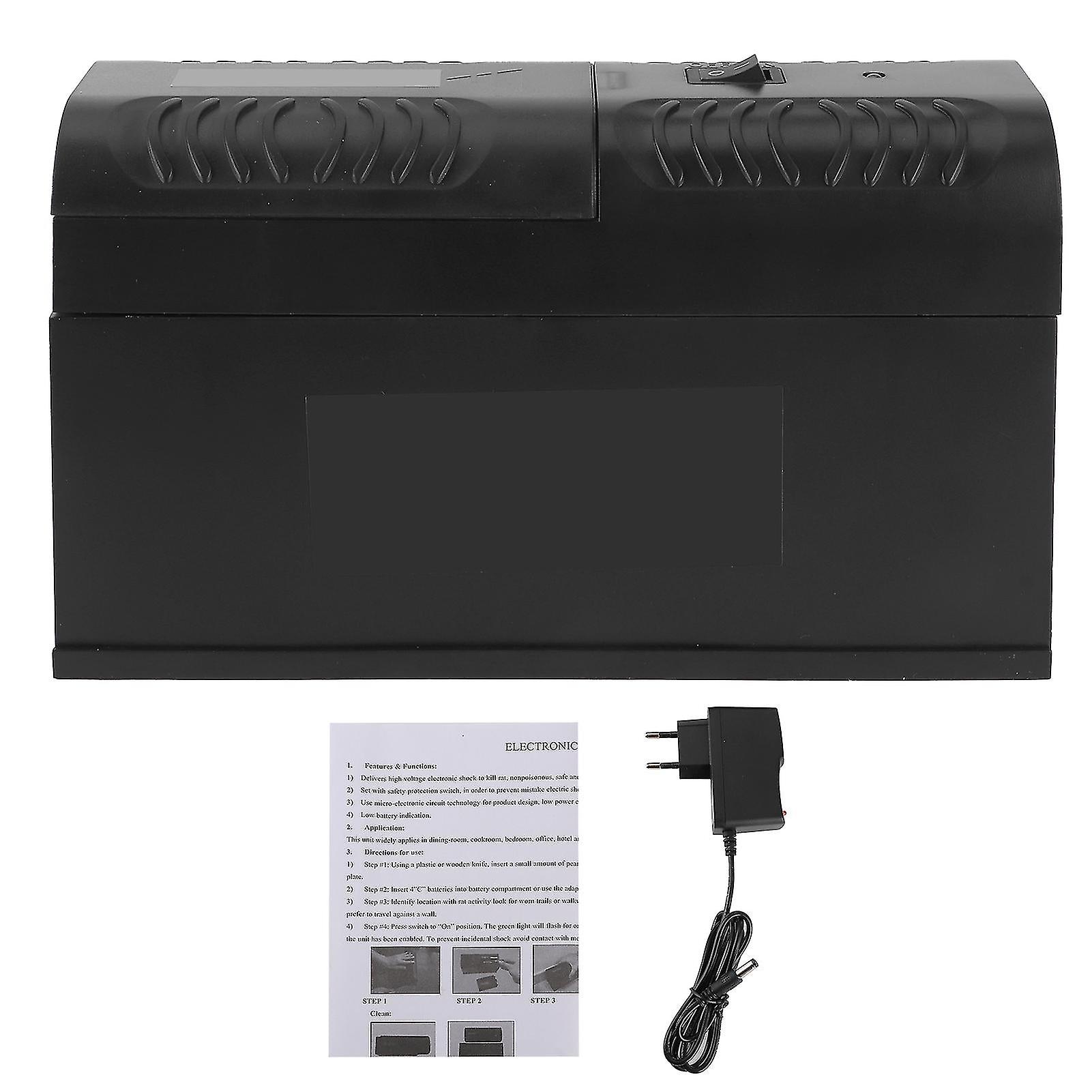 Electric Rat Killer Catcher Intelligent High Voltage Trigger Low Battery Indicator Car Universal Eu Plug 110-240v