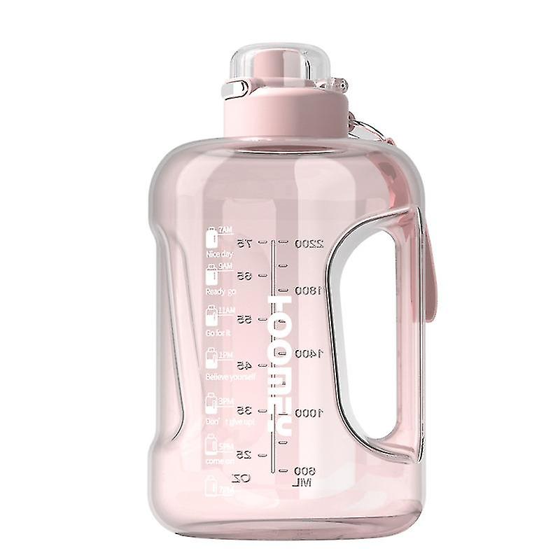 1.5 / 2.5Lスポーツケトルウォーターボトルフィットネストンバケット屋外エクササイズウォーターカップ男性女性用スケールストロー付き