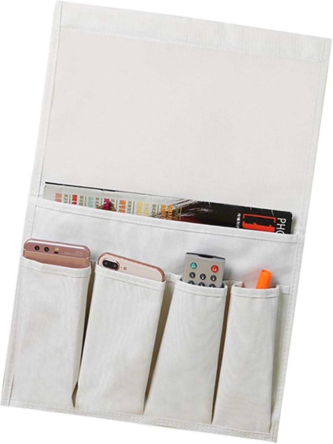 Bedroom Bedside Storage Bag | Waterproof Sofa Couch Chair Armrest Organizer | Remote Control Storage