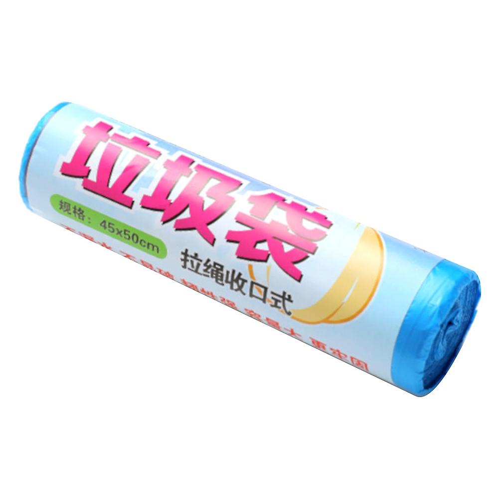 15pcs\/ Roll Durable Useful Garbage Rubbish Bag in Home Office Hotel(Blue)