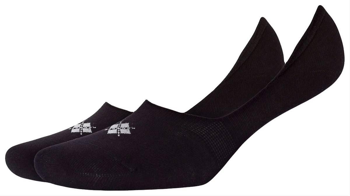 Burlington Everyday 2-Pack Box no show calcetines-negro